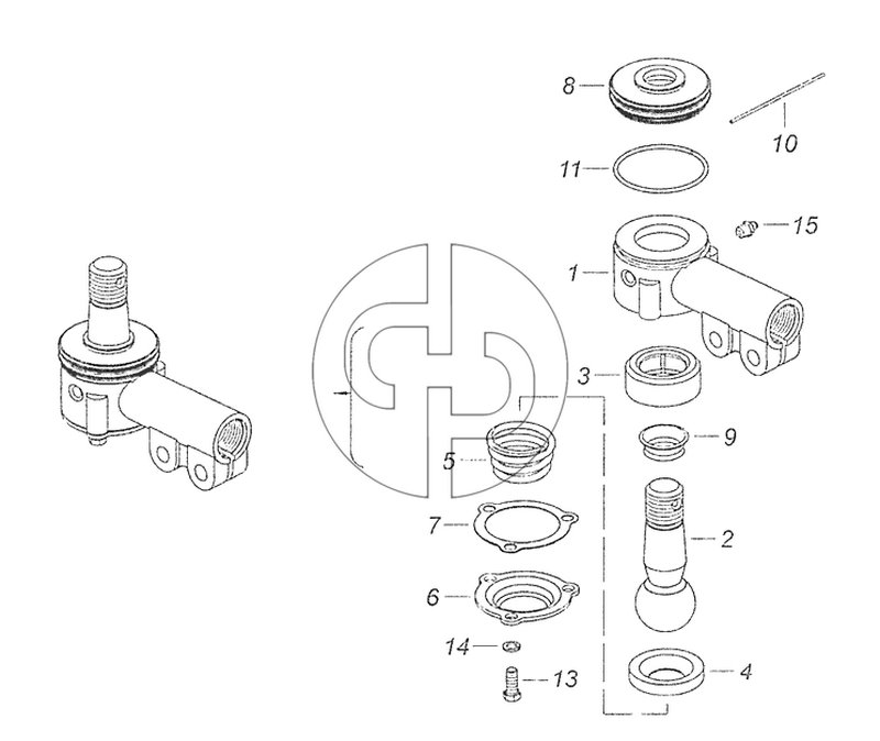 6520-3414055 Наконечник тяги (№8 на схеме)