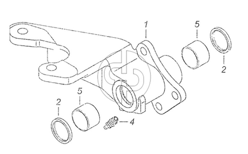 5511-3502121-10 Кронштейн тормозной камеры и разжимного кулака (№4 на схеме)