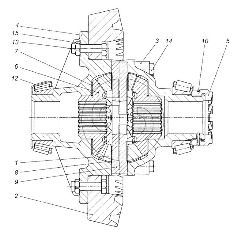 №1 (4308 (Евро 3) - 43081-2403011-10 Дифференциал межколесный)