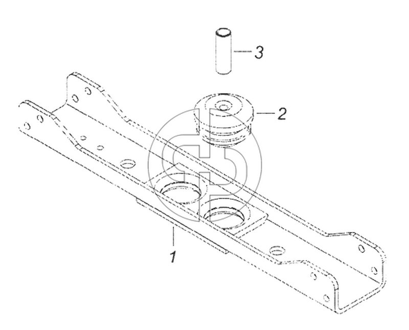 6520-1001009-10 Балка передней опоры (№2 на схеме)