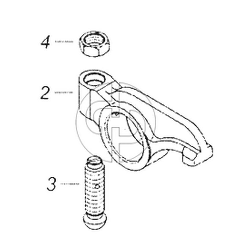 7406.1007140 Коромысло клапана (№3 на схеме)