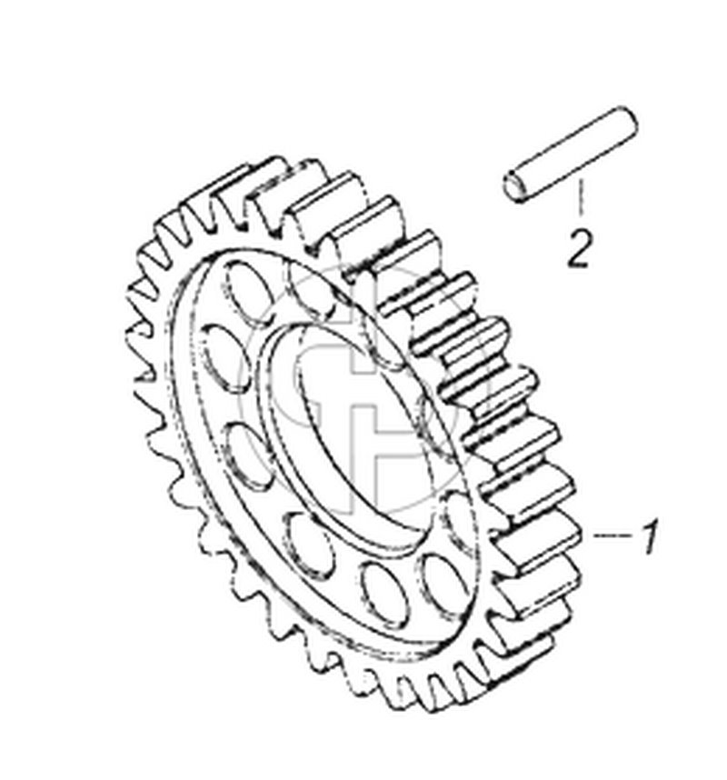 7406.1005031 Шестерня коленчатого вала (№1 на схеме)