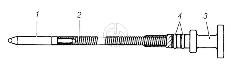 740.11-1009050-01 Указатель уровня в сборе (№4 на схеме)