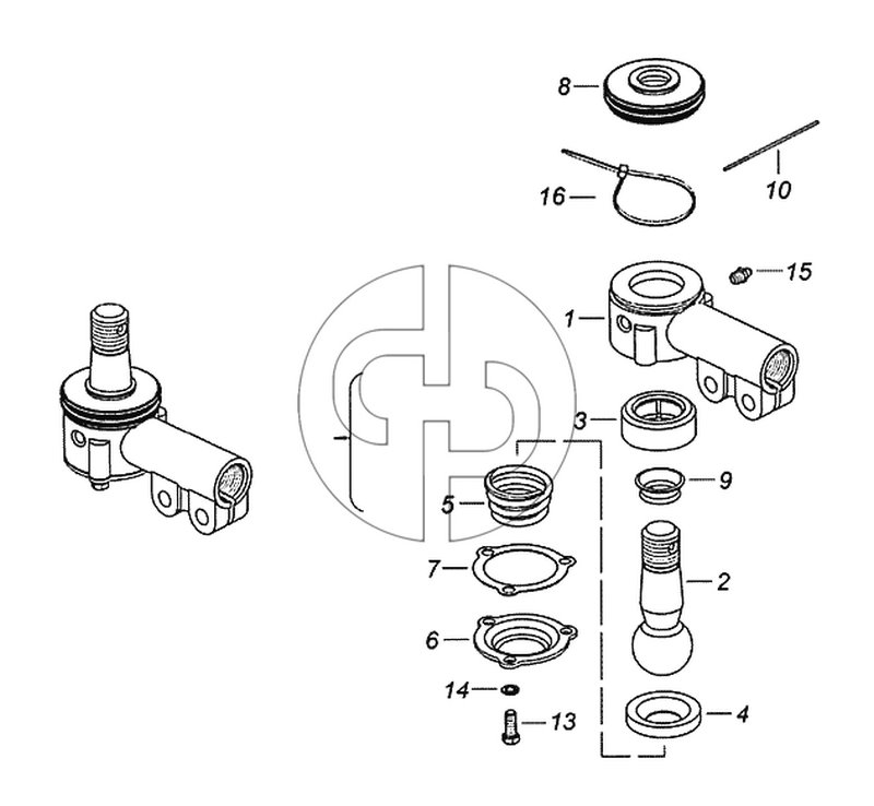 6520-3414055 Наконечник тяги (№8 на схеме)