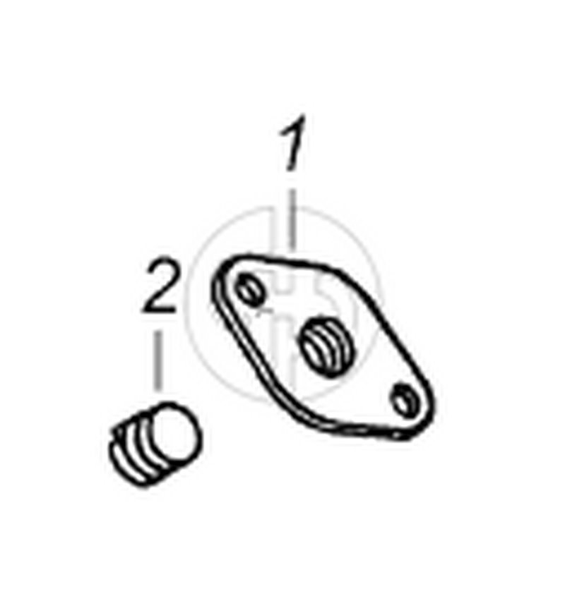№1 (43118 (Евро 4) - 740.1002080 Заглушка водяной полости)