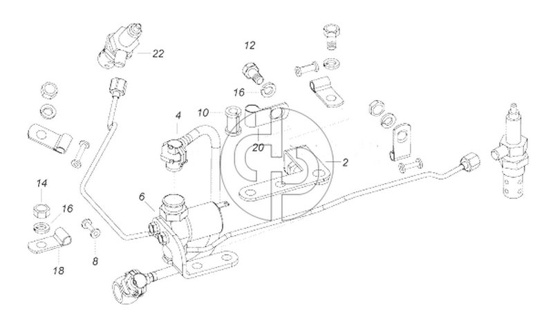 740.70-1022800 Установка магнитного клапана и штифтовых факельных свечей (№18 на схеме)