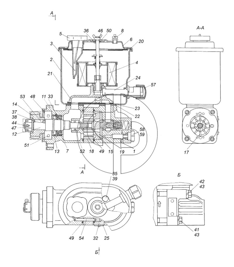 №3 (43118 (Евро 4) - 4310-3407200-01 Насос рулевого усилителя)