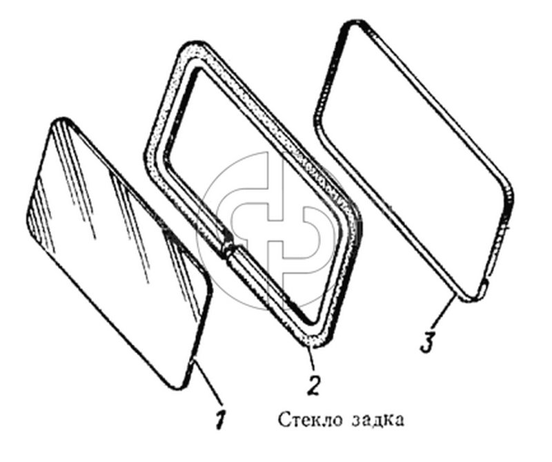 Стекло задка (№5320-6103214 на схеме)