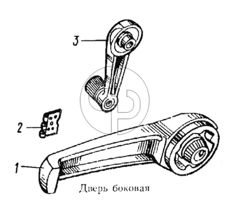 Дверь боковая (№3 на схеме)