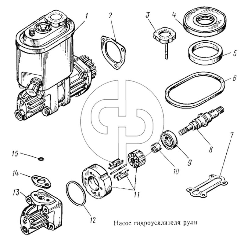 №5 (5315 - Насос гидроусилителя руля)