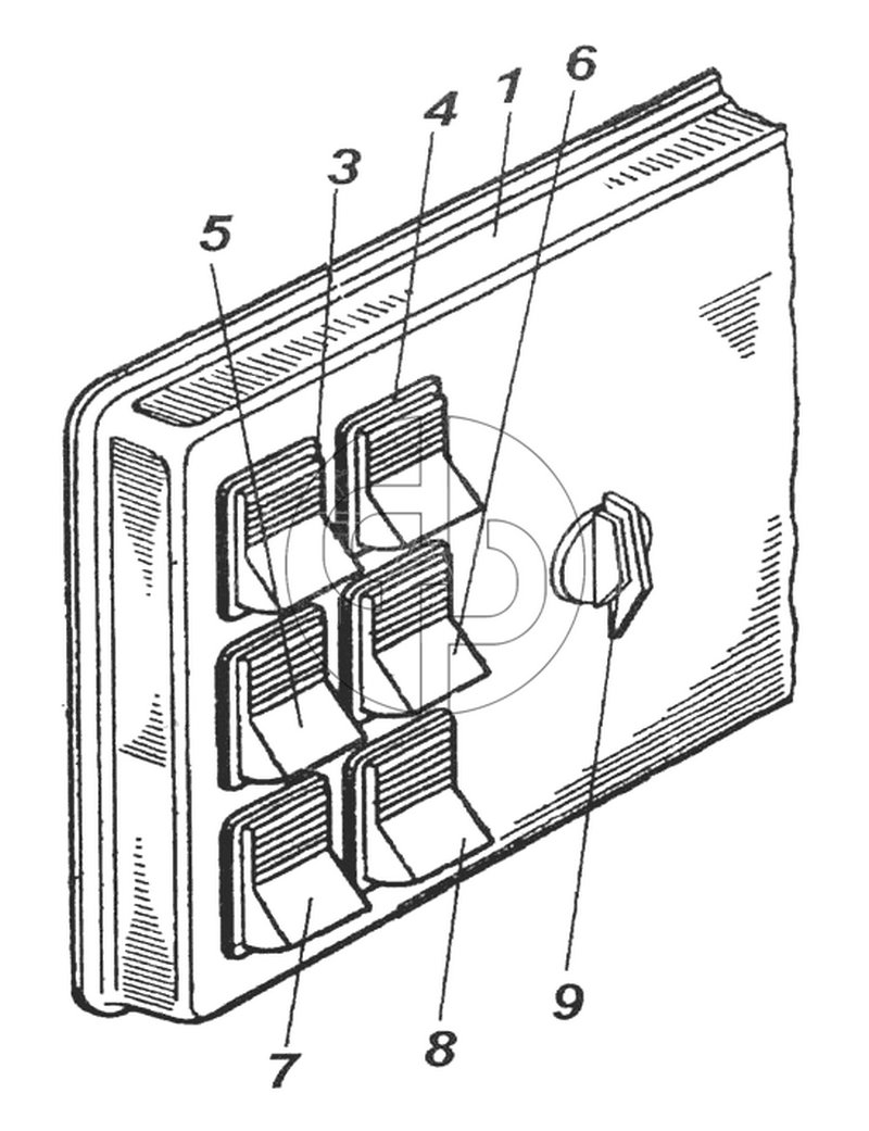 Панель выключателей (№5 на схеме)