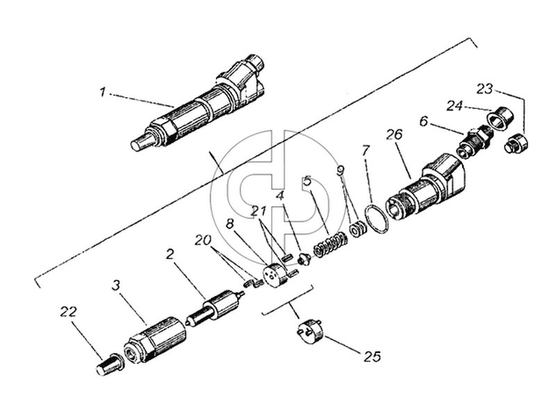 Форсунка (№25 на схеме)
