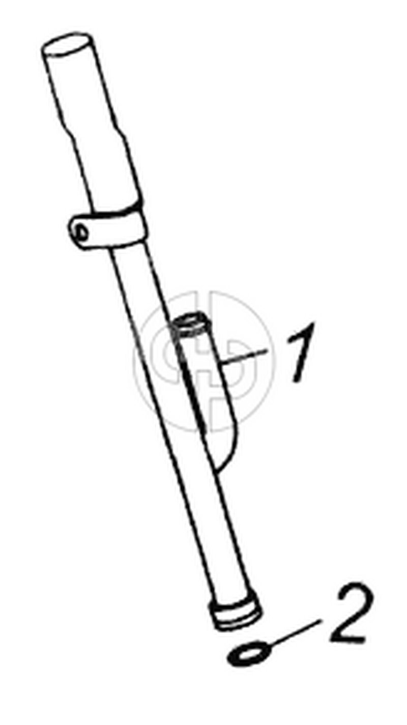 Трубка направляющая указателя уровня масла с кольцом (№740.1009048-50 на схеме)