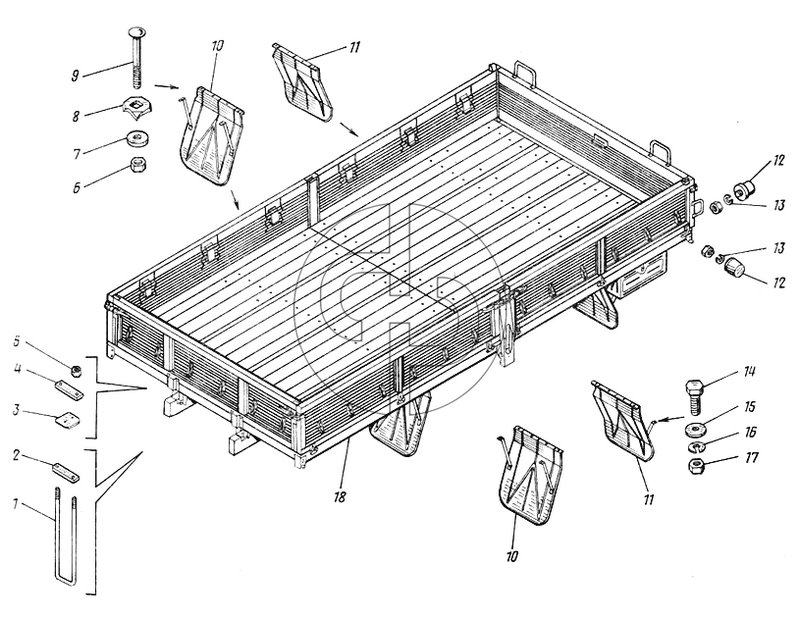 №10 (43101 - Платформа в сборе 4310-8500010)