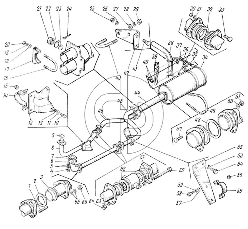 №5320-1203063 (43101 - Глушитель выхлопа)