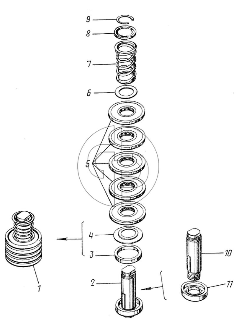 №5 (43101 - Фильтр насоса гидроусилителя руля 53212-3407338)