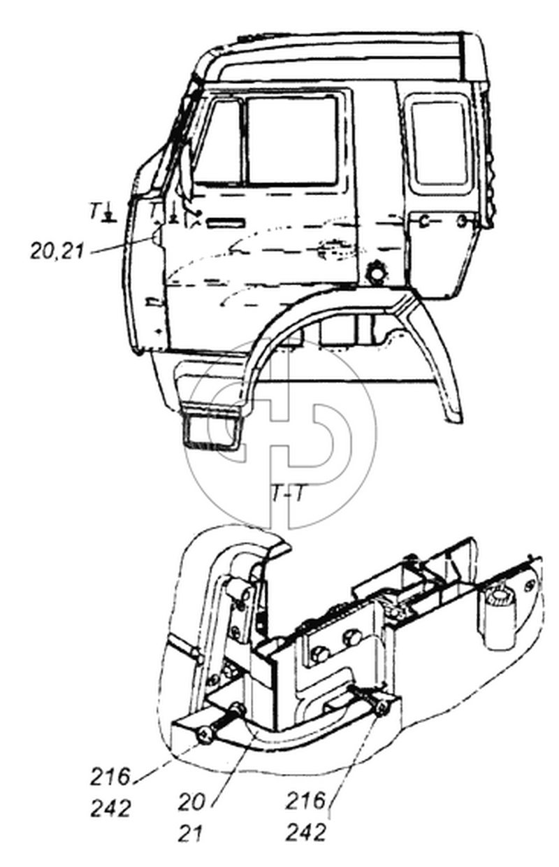 №5320-5301047 (43118 - Панель передка боковая съемная левая)