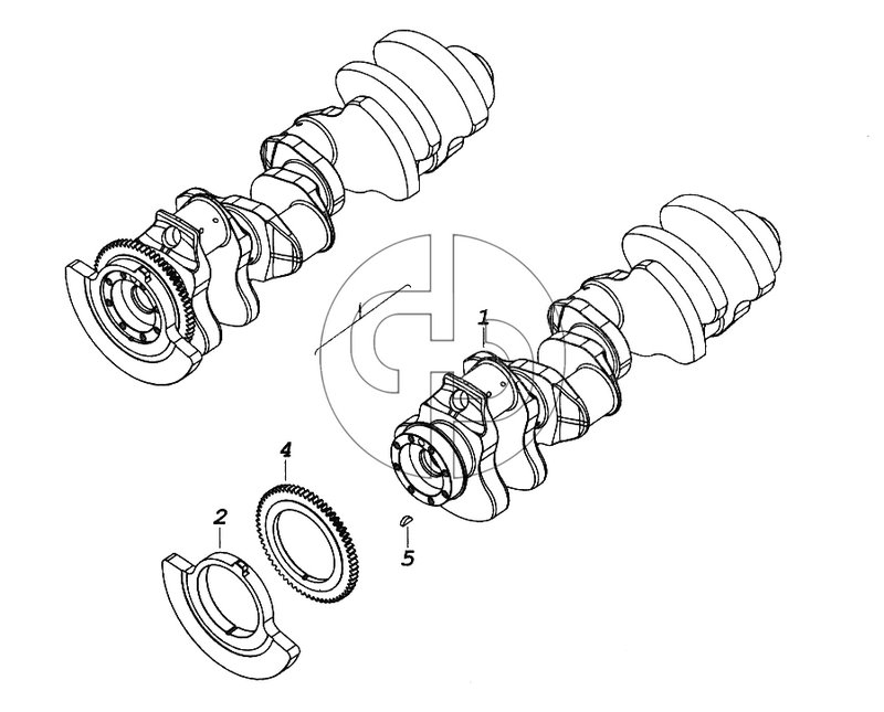 Коленчатый вал (№5 на схеме)