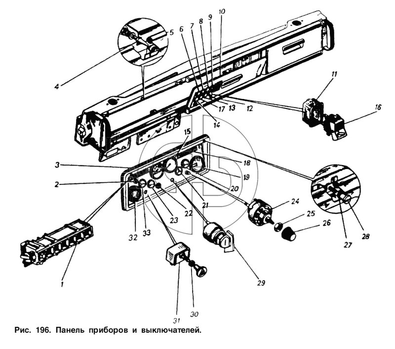 №29 (5320 - Панель приборов и выключателей)