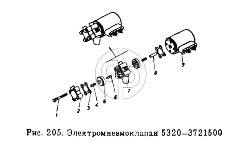 Электропневмоклапан (№9 на схеме)