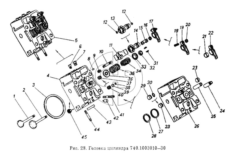 Головка цилиндра (№32 на схеме)
