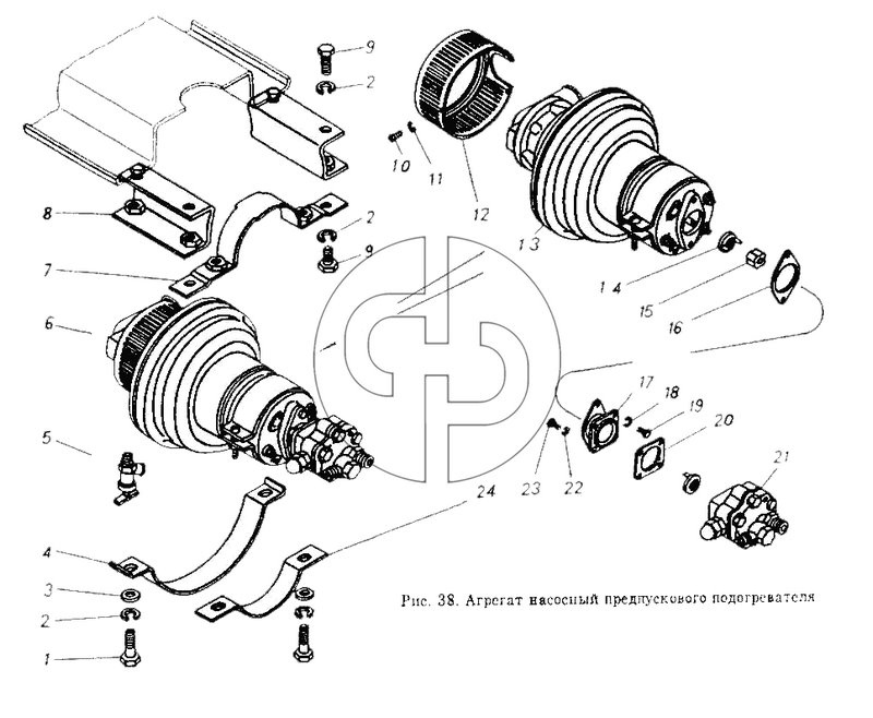 №6 (53212 - Агрегат насосный предпускового подогревателя)