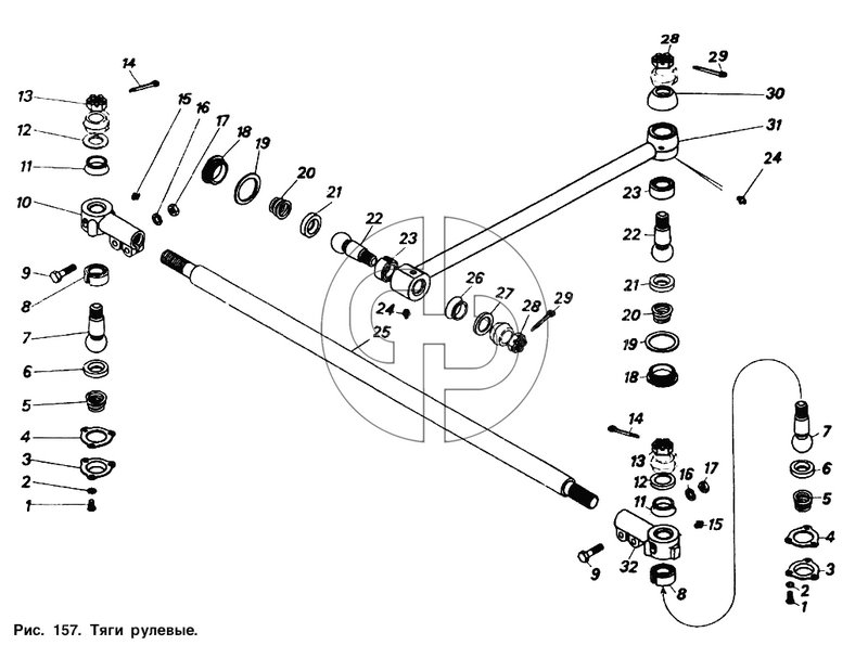 Тяги рулевые (№19 на схеме)