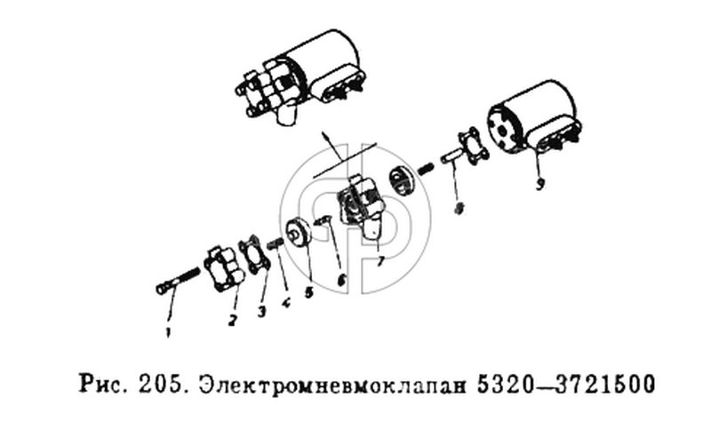 Электропневмоклапан (№9 на схеме)