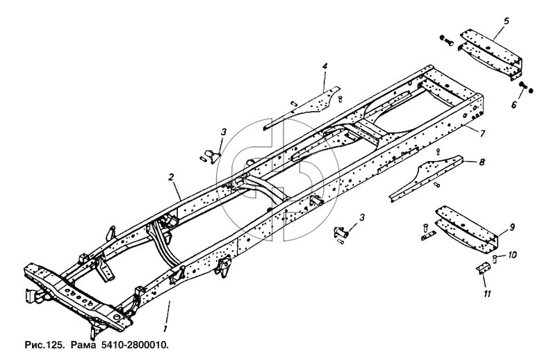 Рама 5410-2800010 (№6 на схеме)