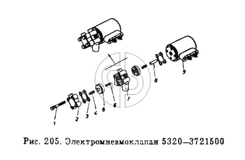 Электропневмоклапан (№9 на схеме)