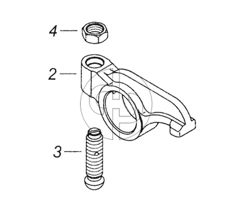 7406.1007140 Коромысло клапана (№3 на схеме)