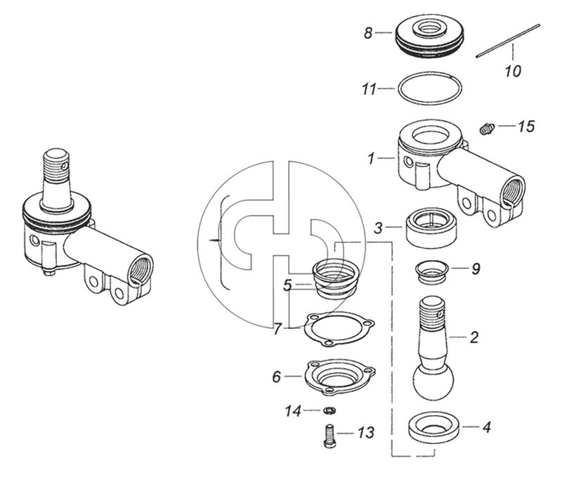 6520-3414055 Наконечник тяги (№8 на схеме)