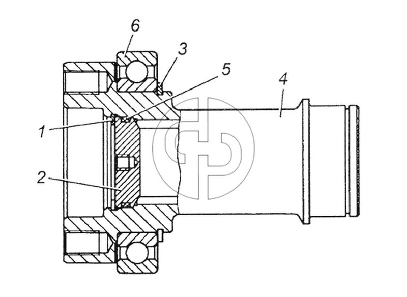 7406.1005535 Вал отбора мощности (№6 на схеме)