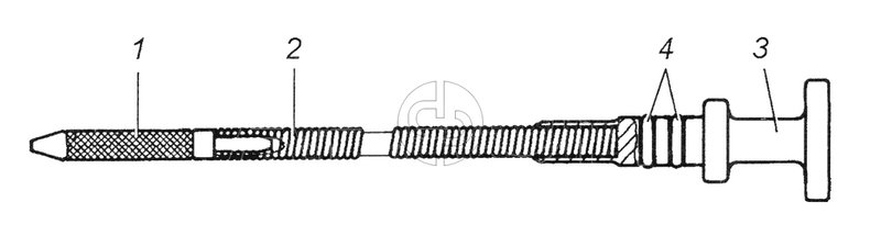 740.11-1009050-01 Указатель уровня в сборе (№4 на схеме)