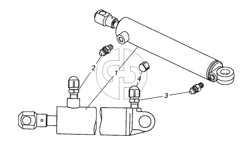 4310-5003012 Цилиндр механизма подъема запасного колеса (№2 на схеме)