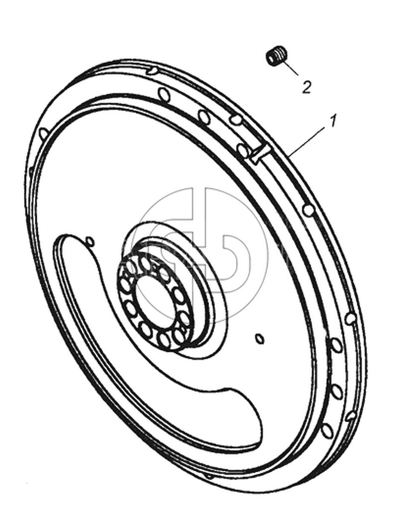 740.50-1005116 Маховик (№2 на схеме)