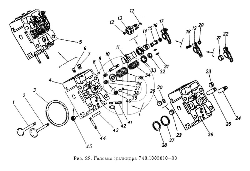 Головка цилиндра (№32 на схеме)