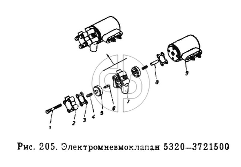 Электропневмоклапан (№9 на схеме)