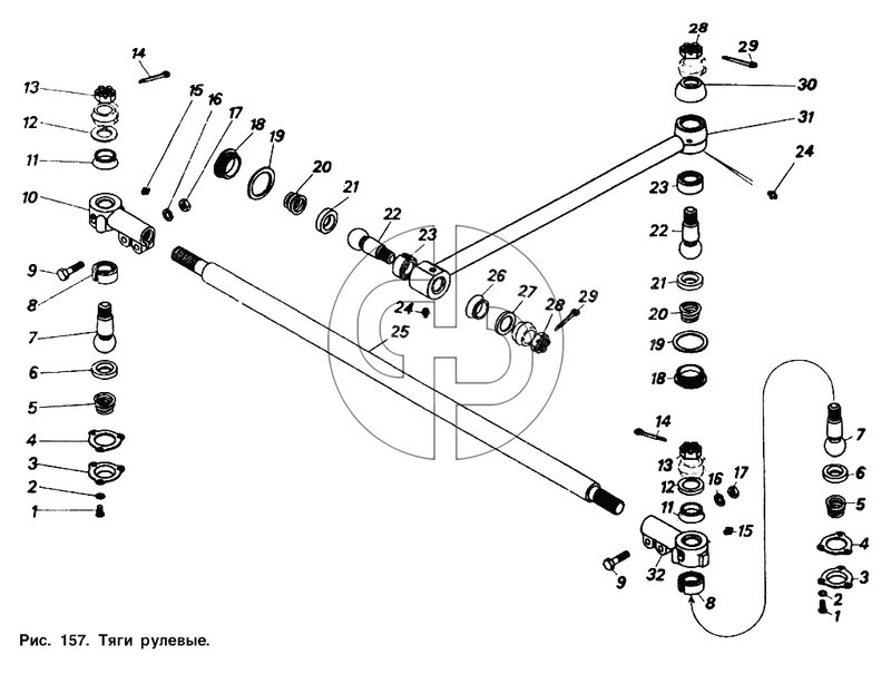 Тяги рулевые (№19 на схеме)