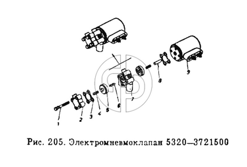 Электропневмоклапан (№9 на схеме)