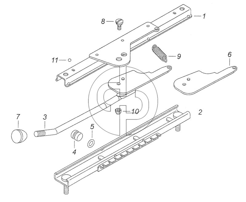 5320-6804111 Механизм перемещения сиденья водителя (№5320-6804111 на схеме)