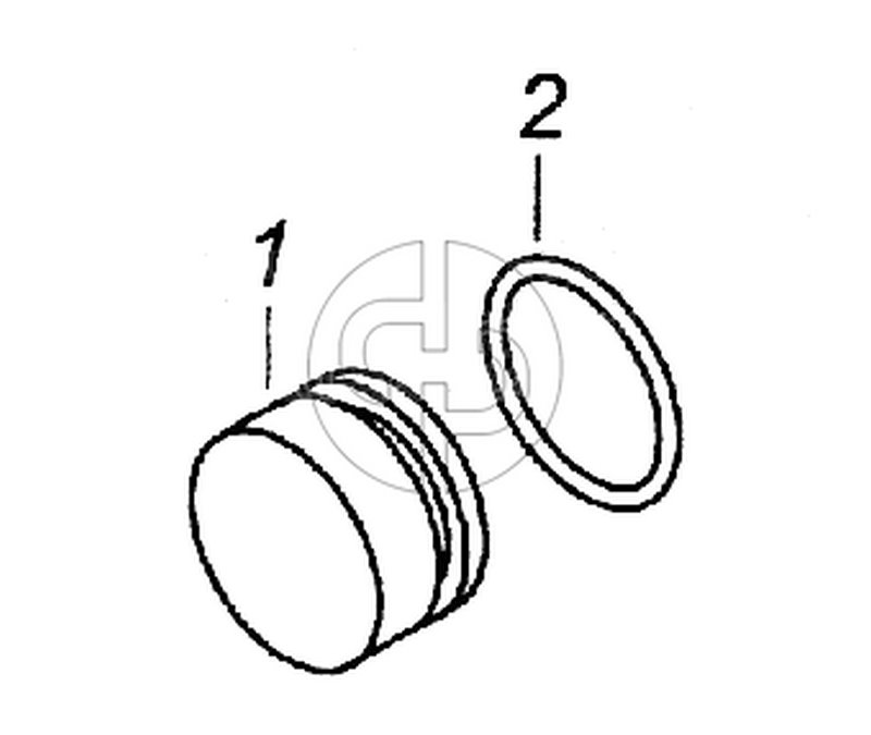 740.1003434 Заглушка с кольцом (№1 на схеме)