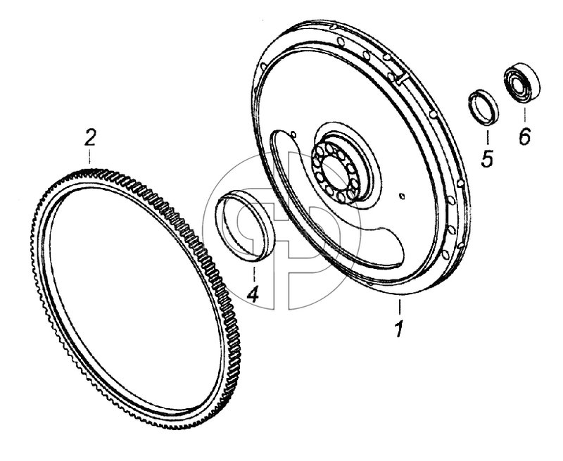 №740.50-1005115-10 (43261 (Евро-1, 2) - 740.50-1005115-10 Маховик)