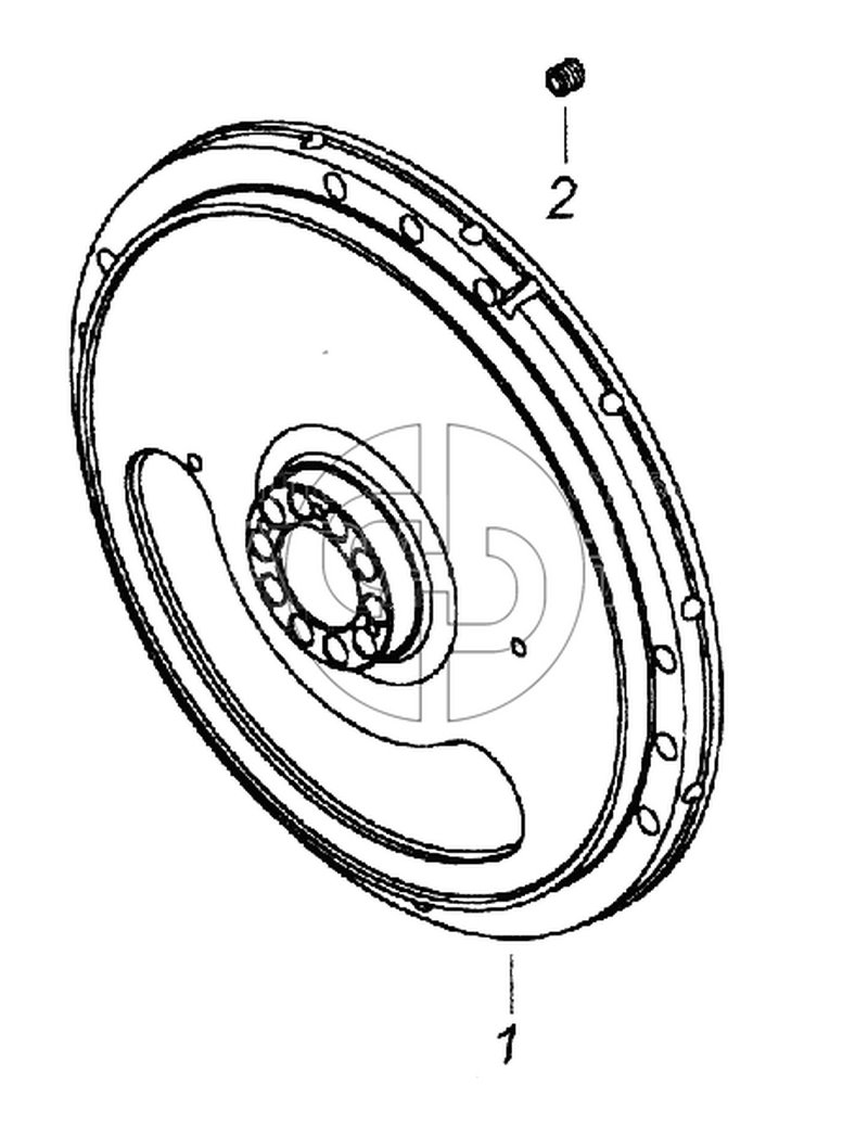 740.50-1005116 Маховик (№2 на схеме)