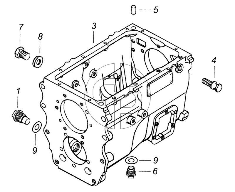 14.1701010 Картер коробки передач (№3 на схеме)