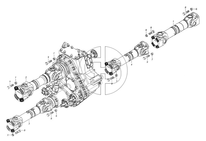 43118-2200001-31 Установка карданных валов (№1 на схеме)