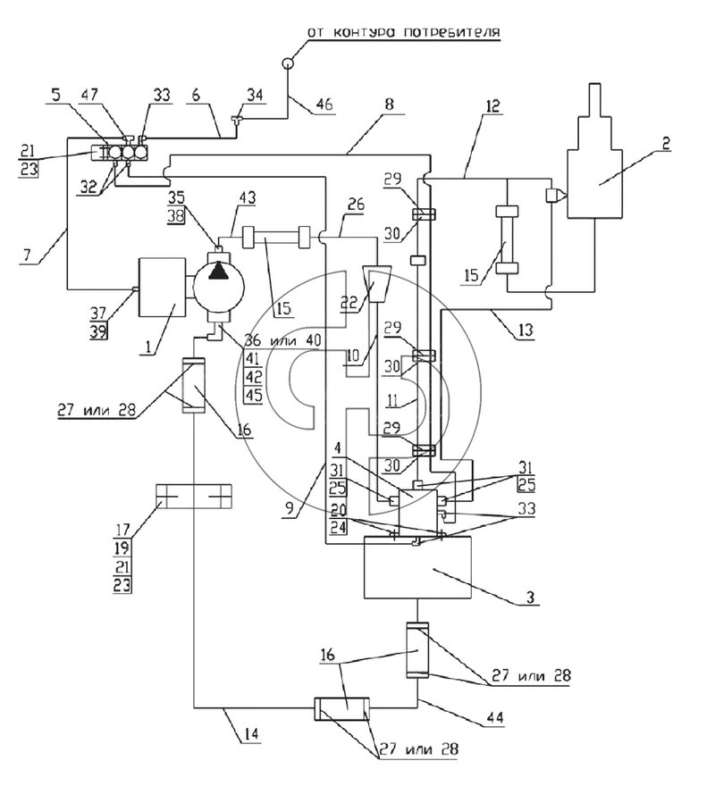 Гидросхема - 2 (№47 на схеме)