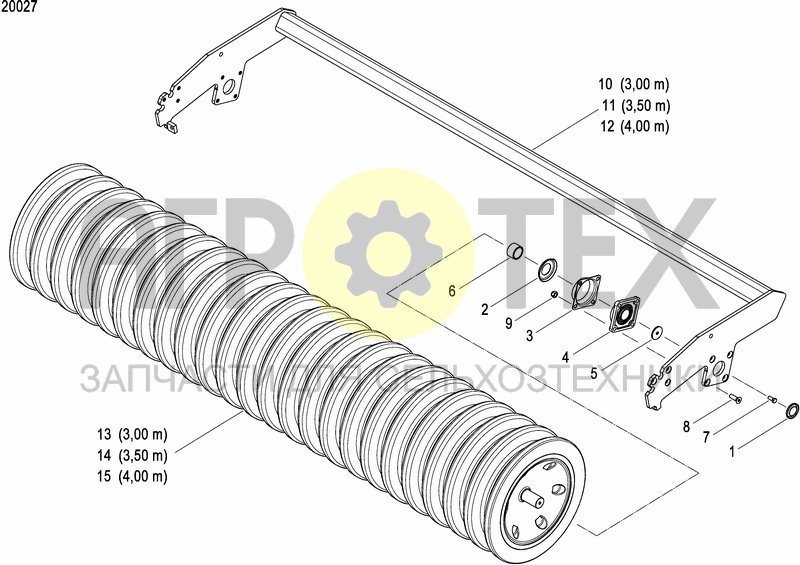 Чертеж FLEXLINE ROLLER