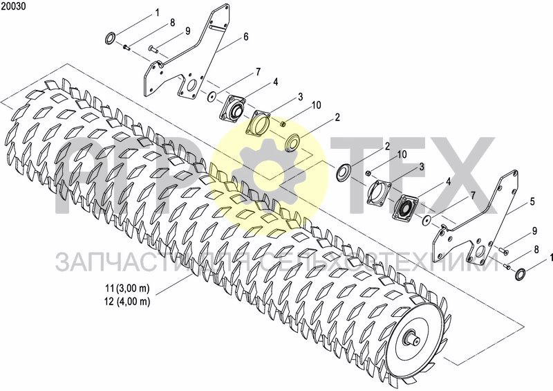 Чертеж MC-DRILL PACKER ROLLER ?585