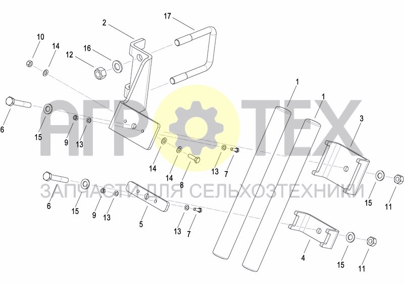 Чертеж ROLLER HITCH